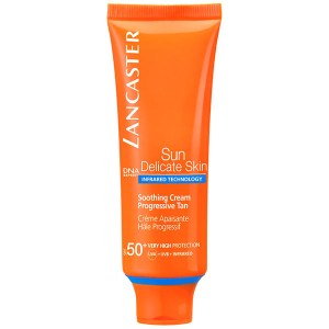 Купить солнцезащитный крем Lancaster Sun Delicate Skin Soothing Cream Progressive Tan SPF50 Киев